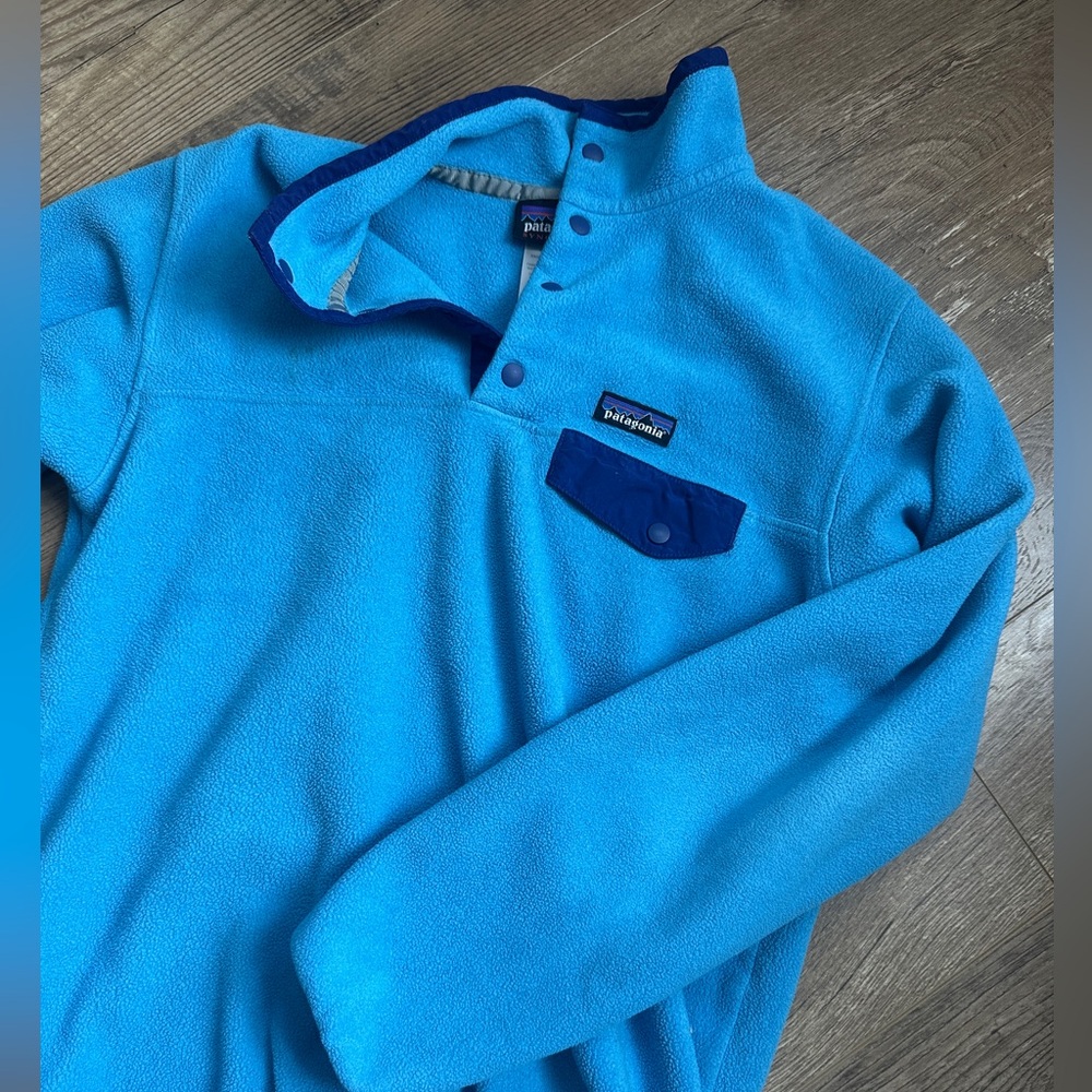 Patagonia quarter button-up fleece
